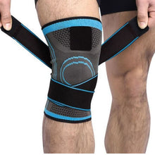 Load image into Gallery viewer, 3D Knee Compression Pad - Blue / S
