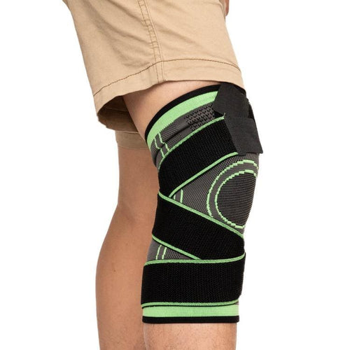 3D Knee Compression Pad - Green / S